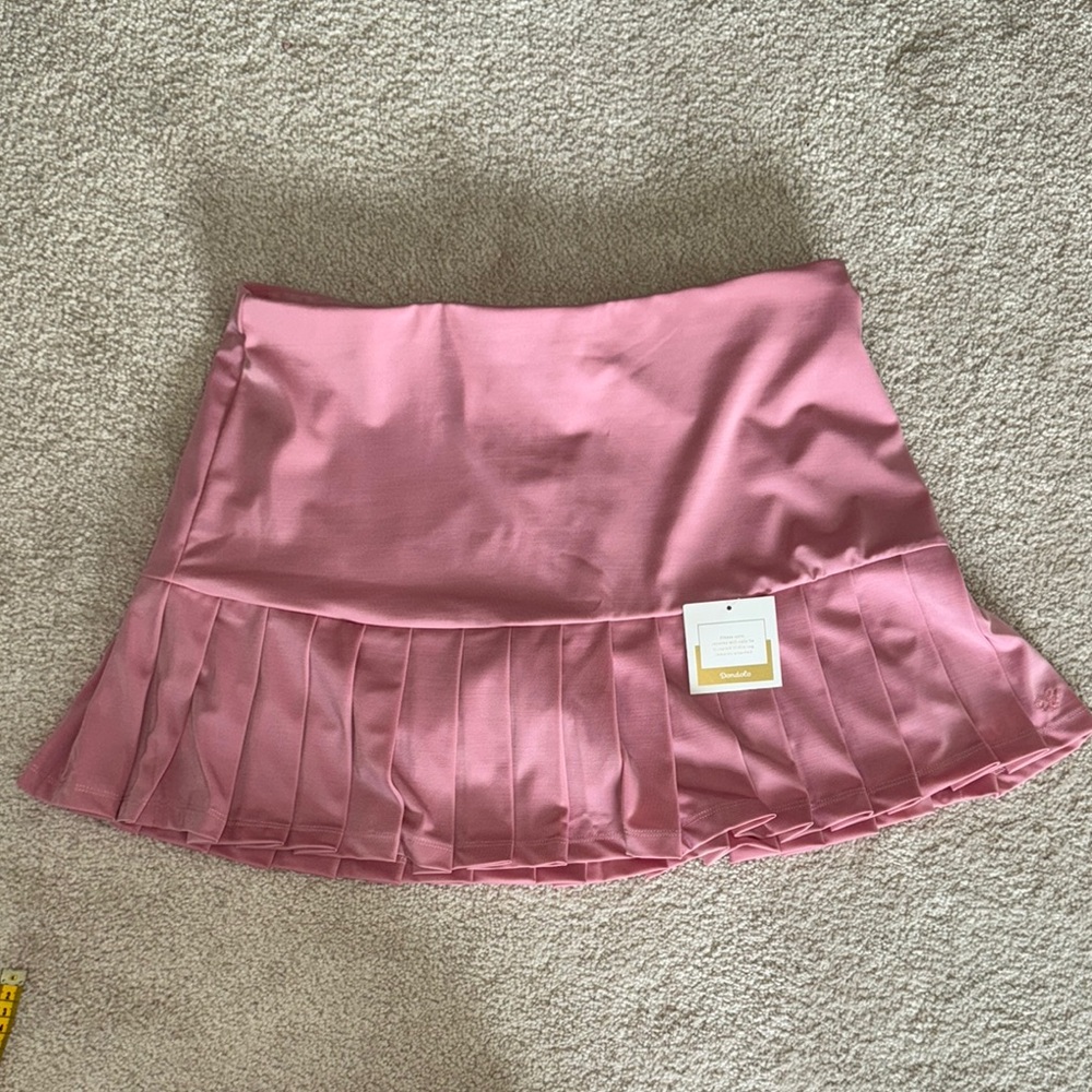 Dondolo pink pleated athletic skort